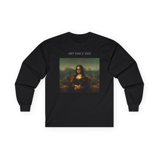 Koszulka z grafiką „Mona Lisa with Sunglasses” | Koszulka z nadrukiem