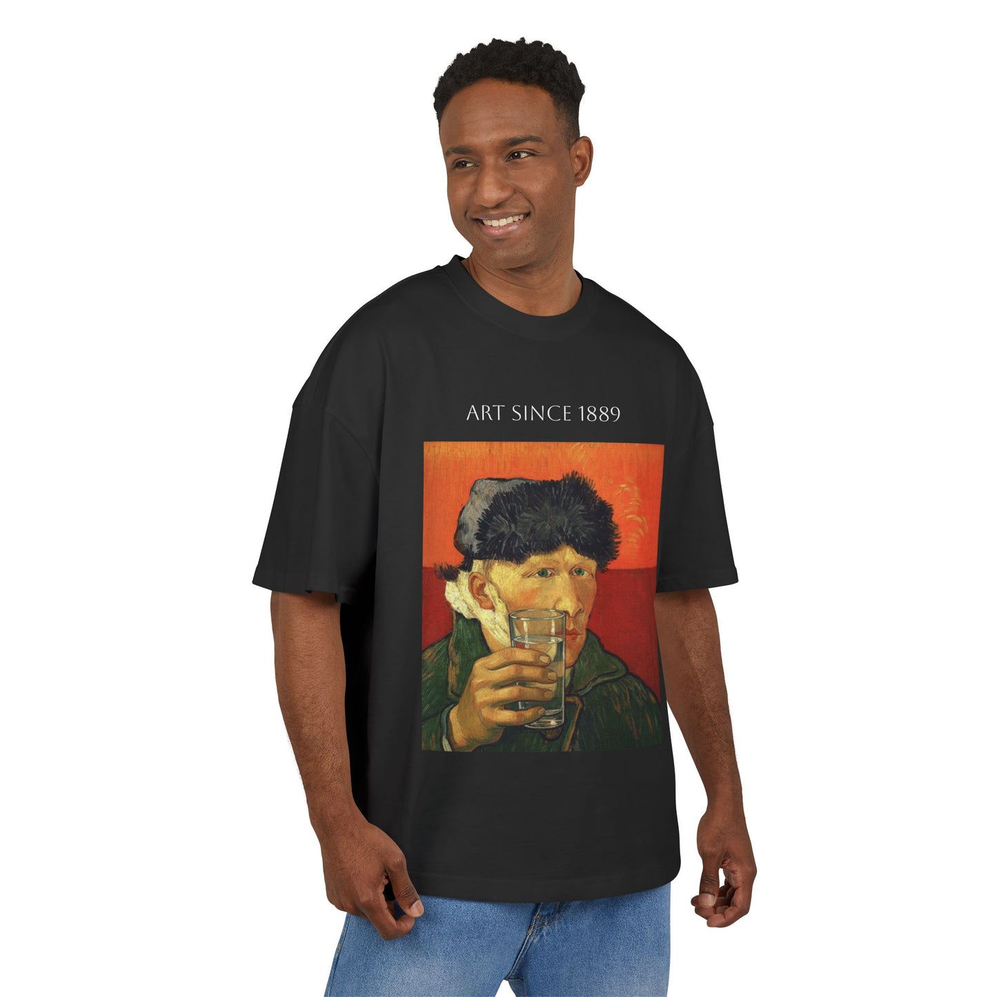 Koszulka męska z motywem "Vodka Man"inspired by Vincentem Van Goghiem | Koszulka z portretem w stylu vintage