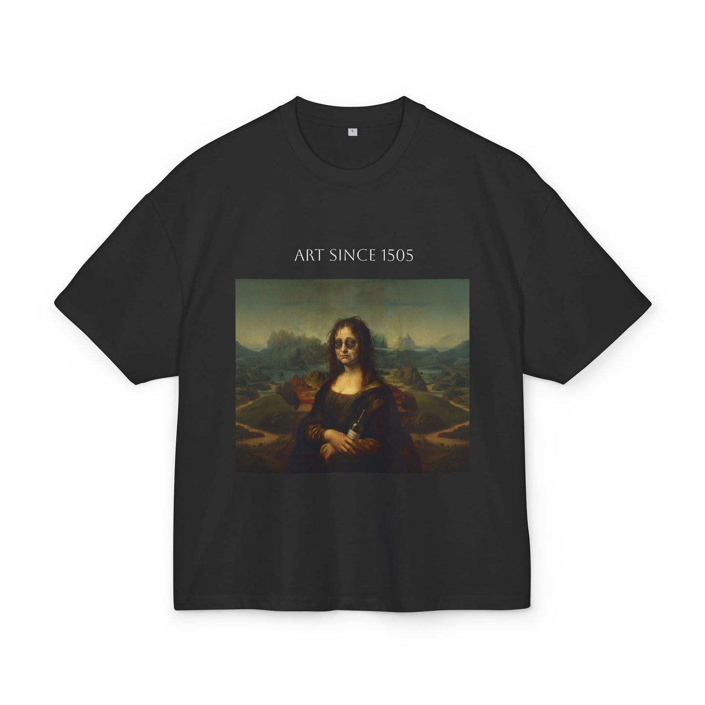 Koszulka z grafiką „Mona Lisa with Sunglasses” | Koszulka z nadrukiem