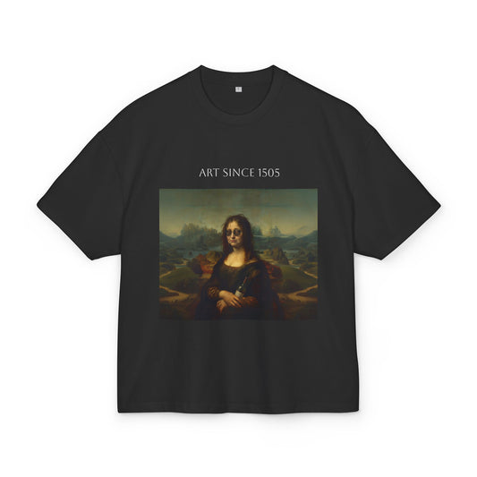 Koszulka z grafiką „Mona Lisa with Sunglasses” | Koszulka z nadrukiem