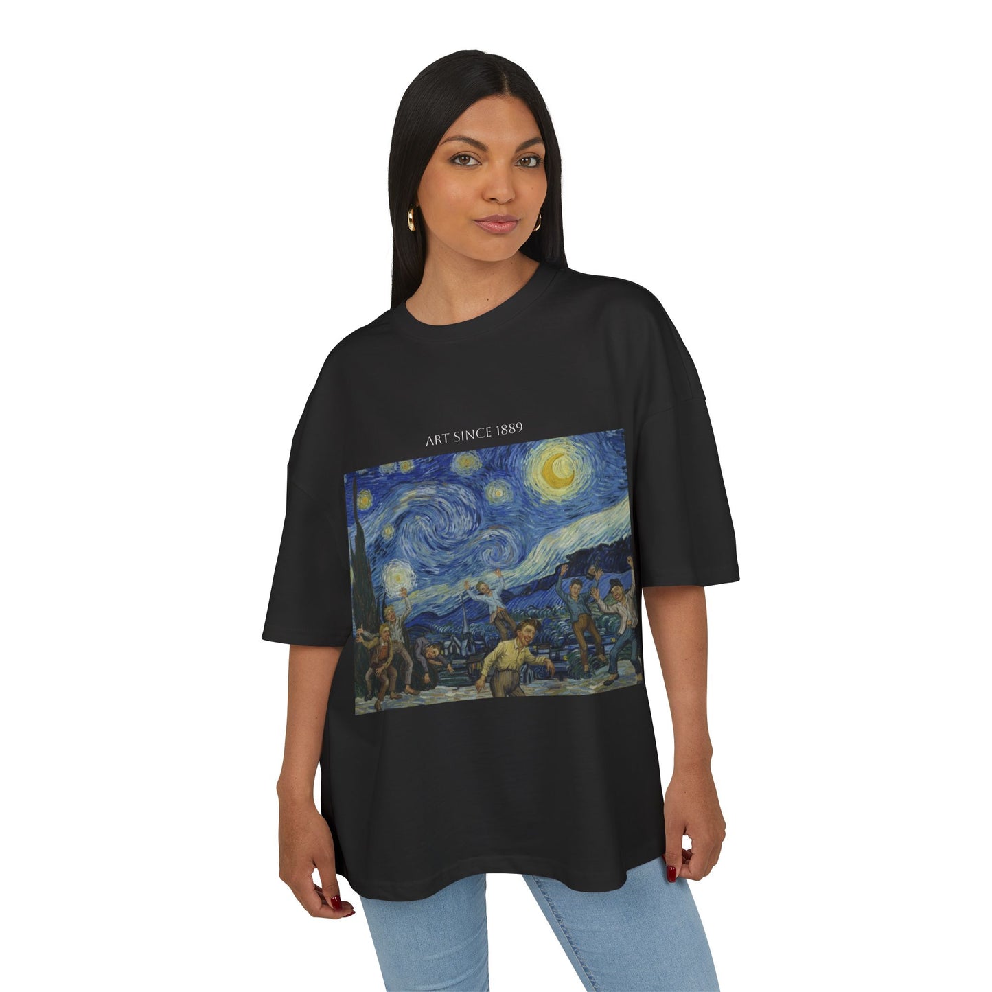 Koszulka z obrazem „Starry Night” | Nadruk inspirowany twórczością Van Gogha