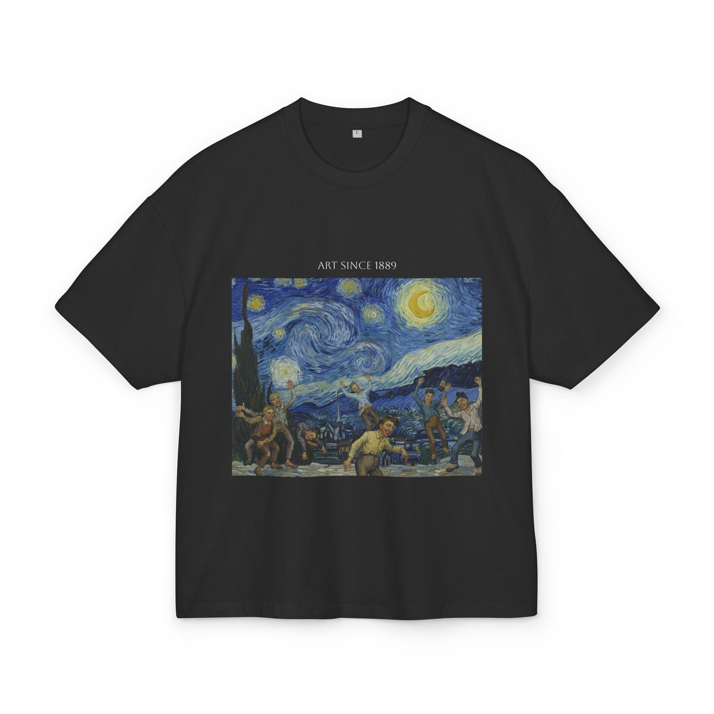 Koszulka z obrazem „Starry Night” | Nadruk inspirowany twórczością Van Gogha