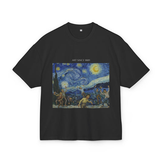 Koszulka z obrazem „Starry Night” | Nadruk inspirowany twórczością Van Gogha